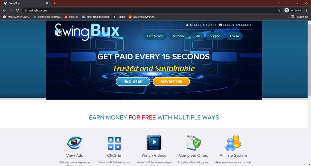 swingbux making money with online surveys
