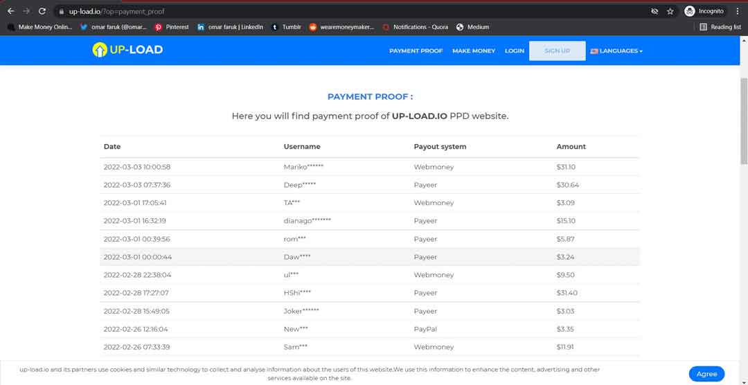 up-load.io payment proof 