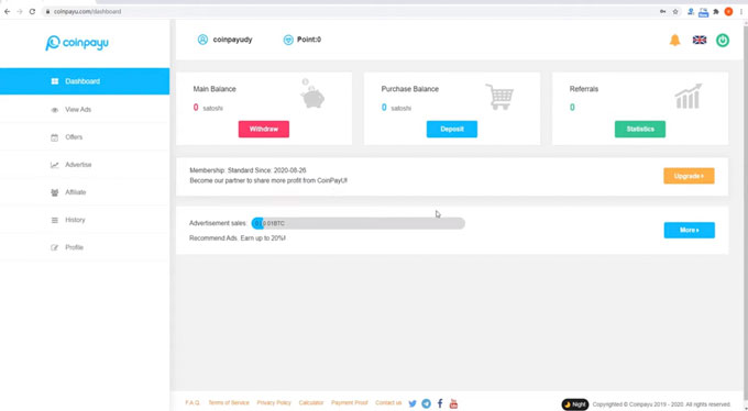 How can you earn here on Coinpayu?