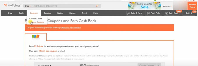 How do MyPoint Coupons work?