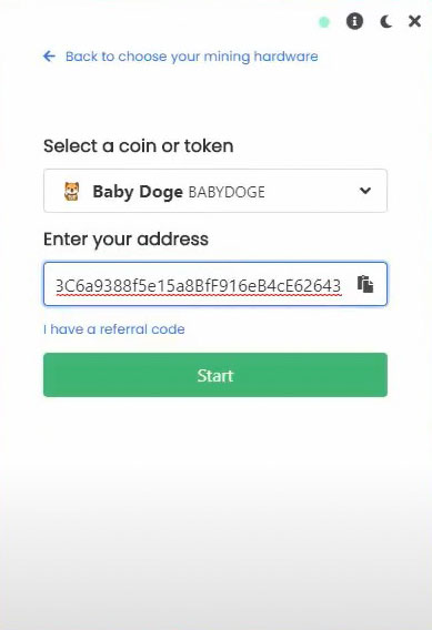 Start mining baby Dogecoin.