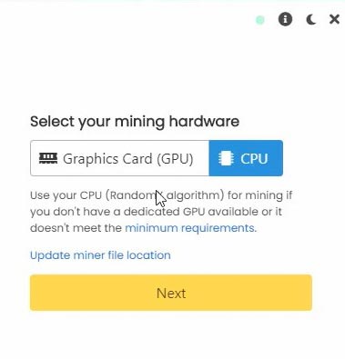 Extract the miner and open it To Mine Baby Dogecoin