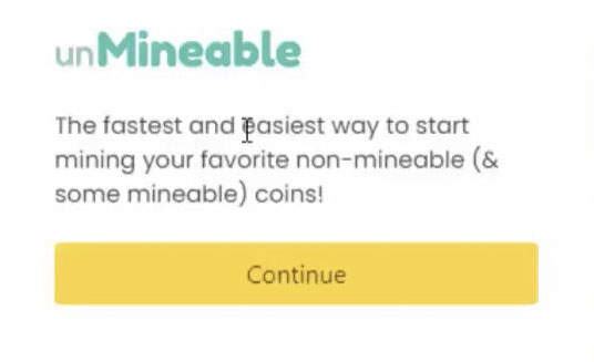 Open the miner tool for mining BNB Coin.