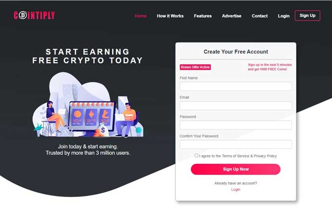 How to Sign up with Cointiply?