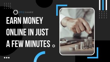 PTCShare Review Earn money online in just a few minutes