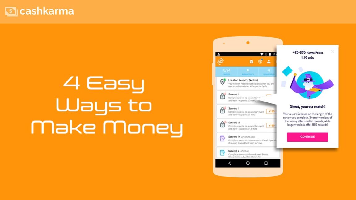 CashKarma App Review 4 Easy Ways to Make Money