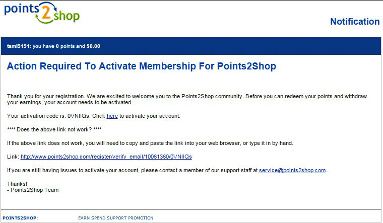 How to signup for free - Points2shop com login
