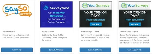 1. Make Money through Paid Surveys.