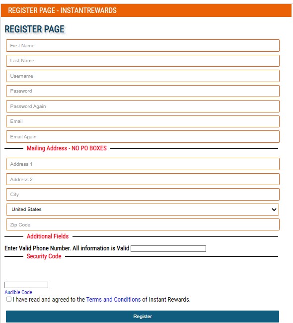How To sign up as a member of InstantRewards?