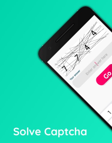 Make money by solving the captcha from Digiwards App.