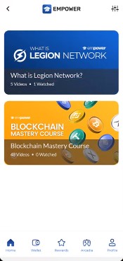3. Make money by watching videos from Legion Network.