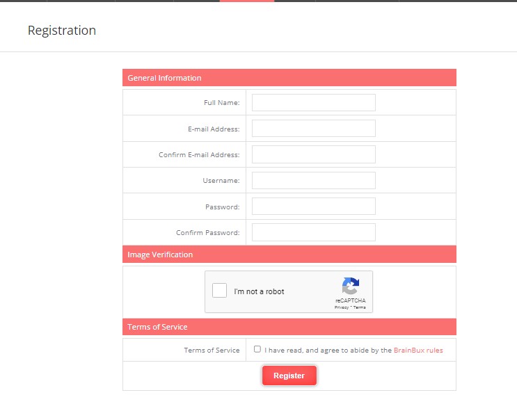 How to Registration at BrainBux