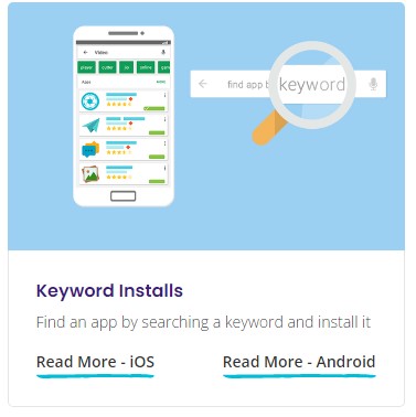 2. Make money by Keyword installs from EarnByApp.