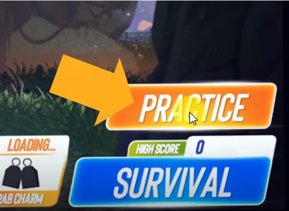 Make money by playing a practice mode game from Mari-bo hero.