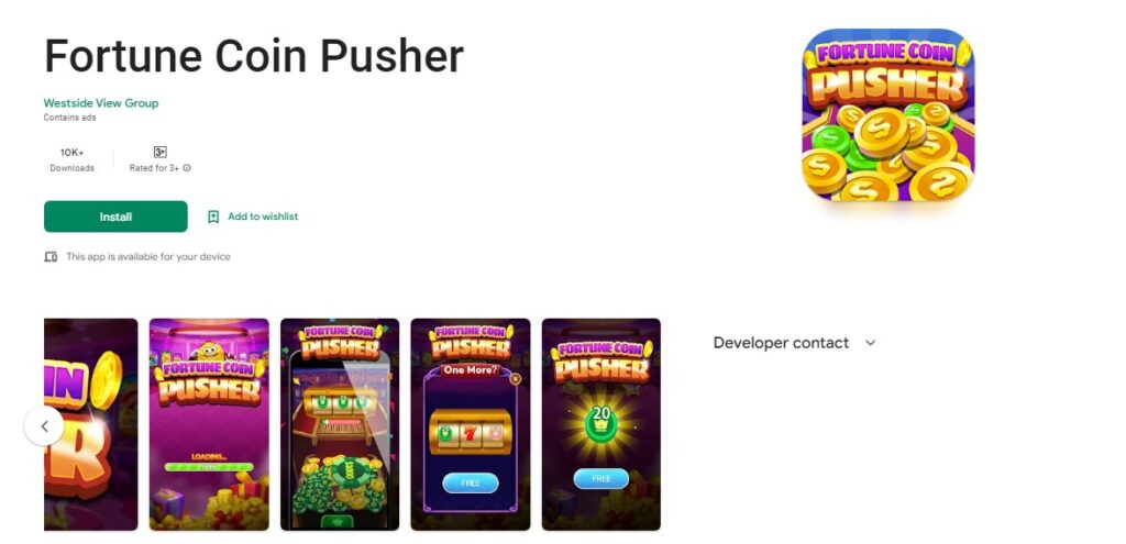 What is Fortune Coin Pusher?