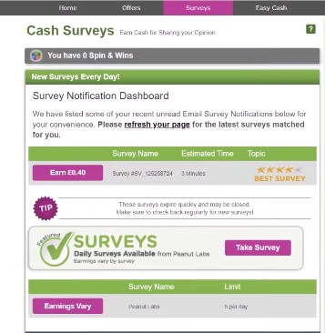 1. Make Money by InboxPounds surveys.
