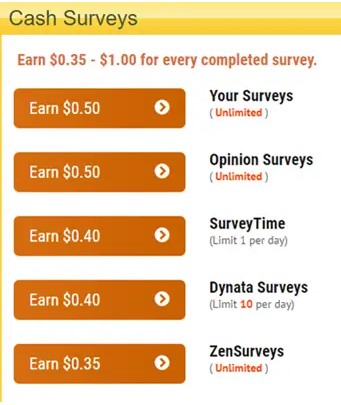 Make money by Paid surveys from Paid To Read Email.