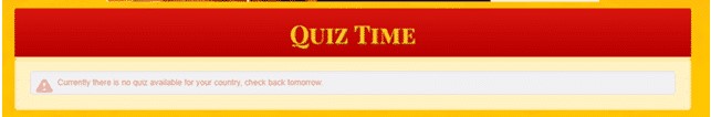4. Make Money by Answering the Quiz from GoldenClix.