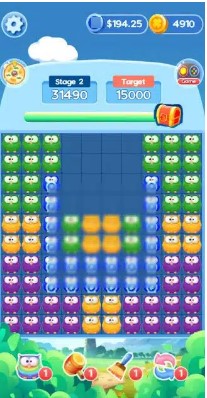 Make money by playing games From Owl Pop Mania.
