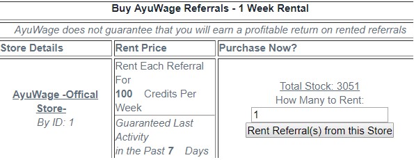 4. Make money by Refer to other people from Ayuwage.