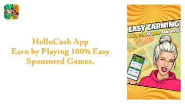 HelloCash App – Earn by Playing 100% Easy Sponsored Games