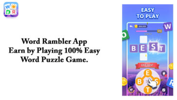 Word Rambler App – Earn by Playing 100% Easy Word Puzzle Game