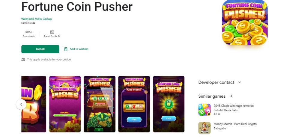 What is Fortune Coin Pusher?