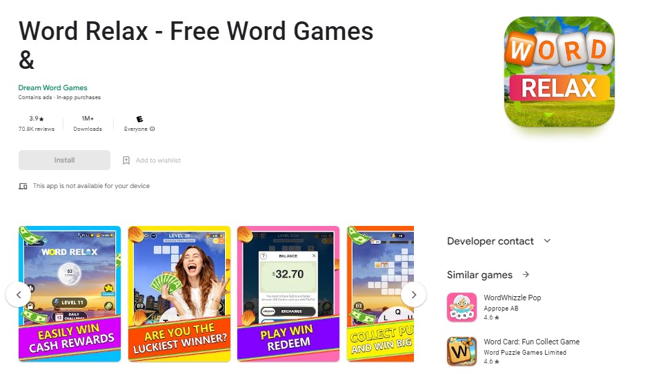 How to Join Word Relax App?
