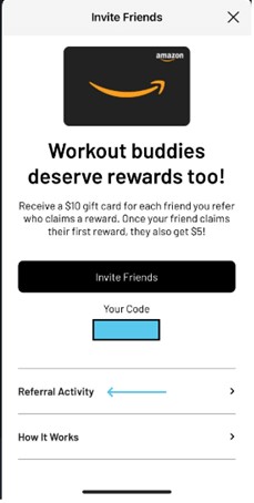 2. Make money by referral Program from Paceline Fitness App.