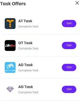 2. Make money by Complete Tasks and Offers from mGamer app.