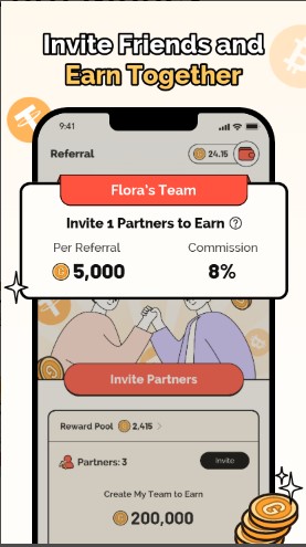 3. Make money by Referral Program From Witcoin.