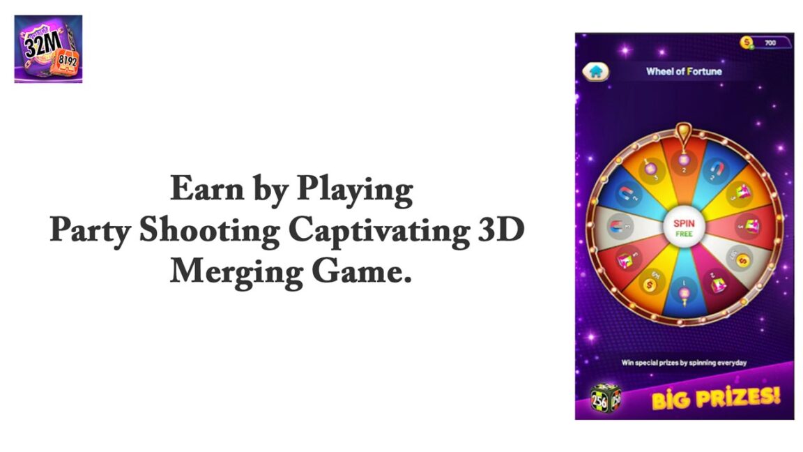 Earn by Playing Party Shooting Captivating 3D Merging Game