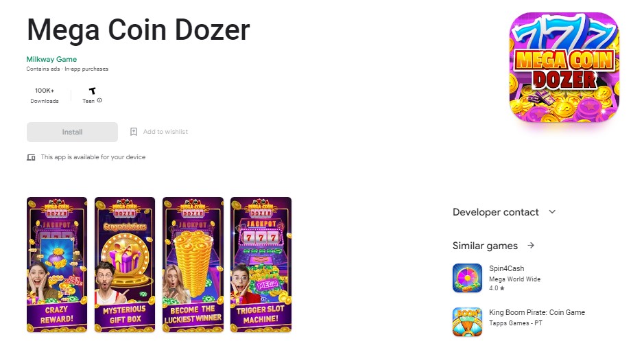 What is Mega Coin Dozer?