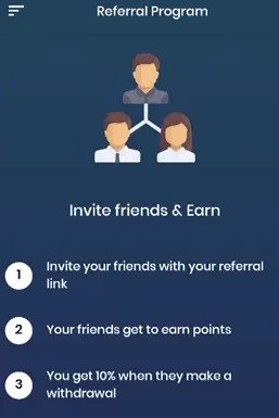 3. Make money in Referral Program from Quicrypto.