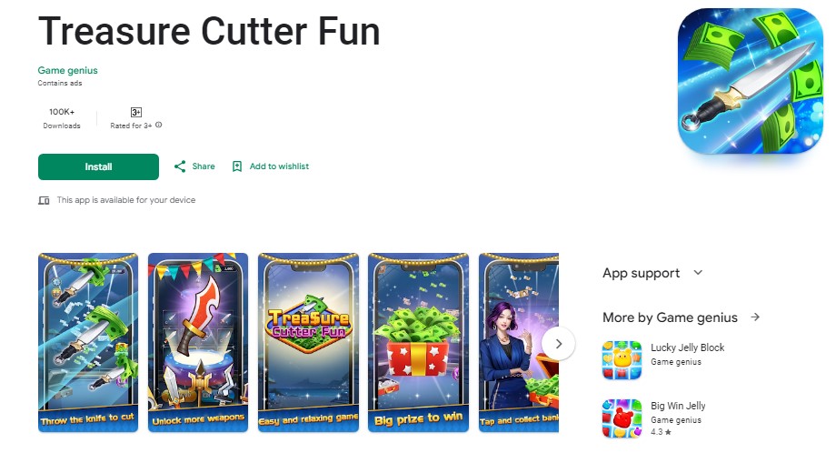 What is Treasure Cutter Fun?
