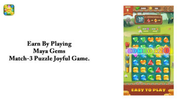 Earn By Playing Maya Gems Match-3 Puzzle Joyful Game