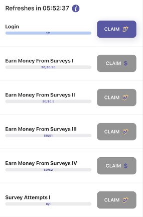 2. Make money by Completing Missions From Cashew App.