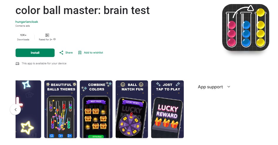 What is Color Ball Master?