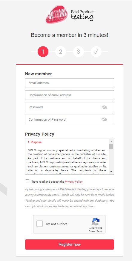 How to join Paid Product Testing?