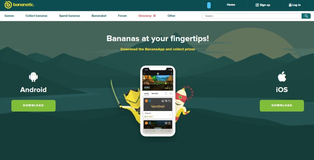 2. Earning Money Gaming Apps November 2023 is Bananatic.