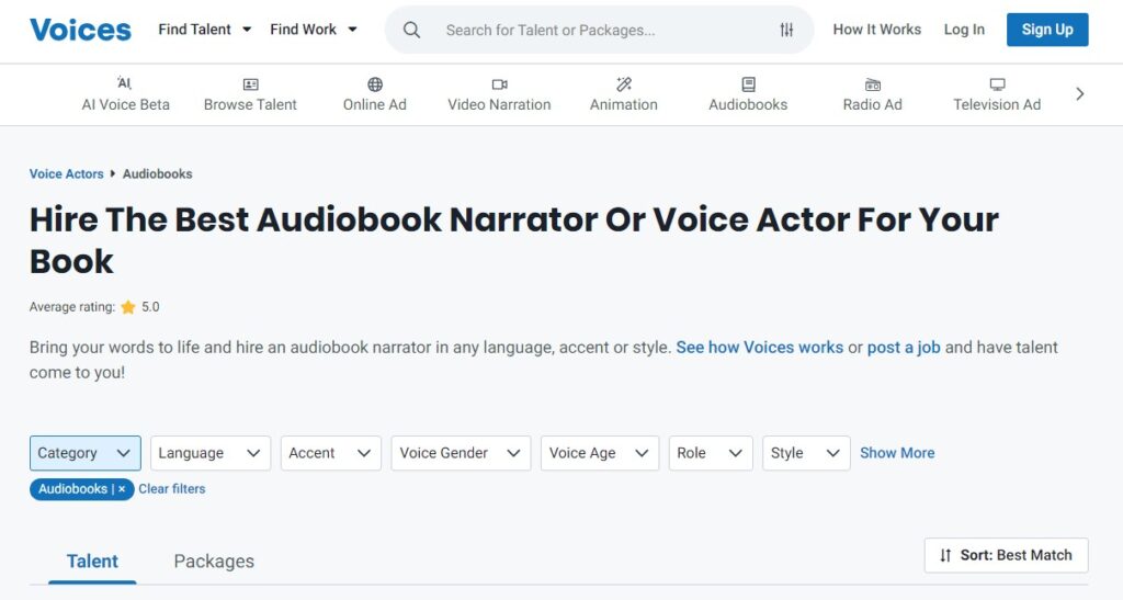 5. Get Paid To Read Books From Voices