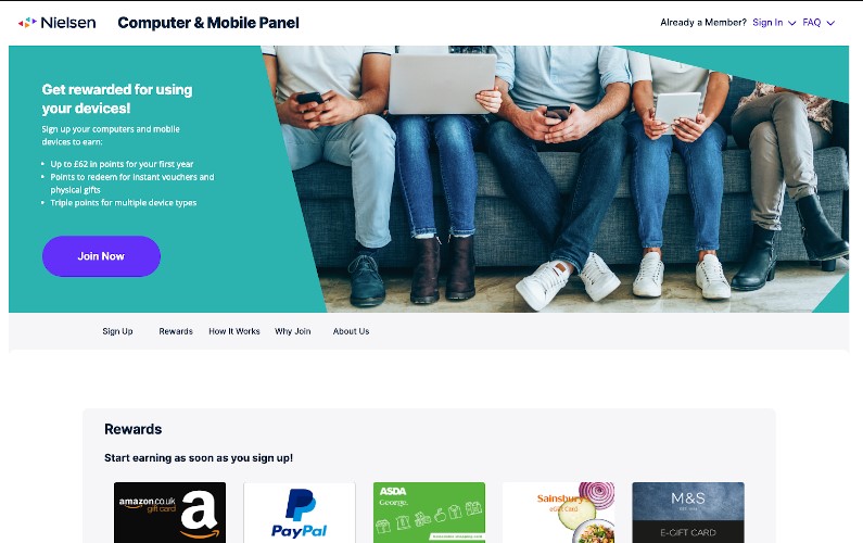 5. Earn Money Surfing The Web From Nielson Computer & Mobile Panel