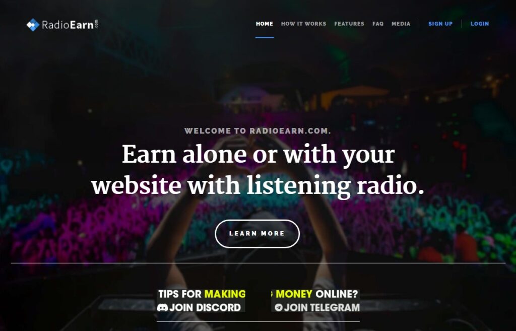 6. Earn Listening To Music From RadioEarn