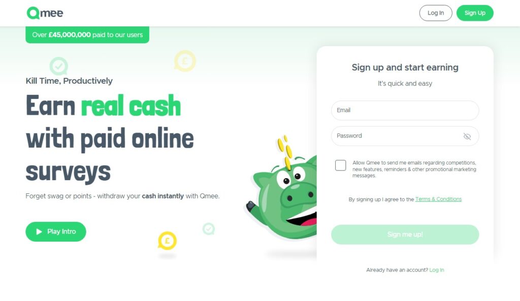 7. Earn Money Surfing The Web From Qmee