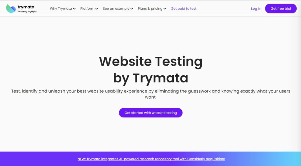 7. Earn Money By Testing Websites from TryMyUI