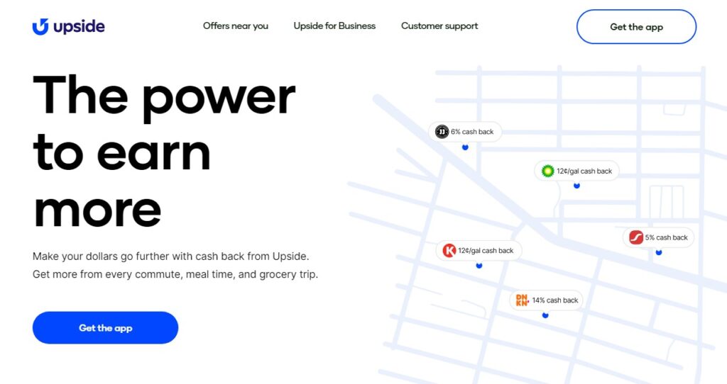8. Best cashback apps is Upside