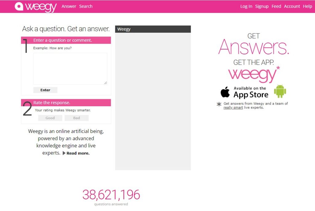 8. Earn Money By Answering Questions Online from Weegy