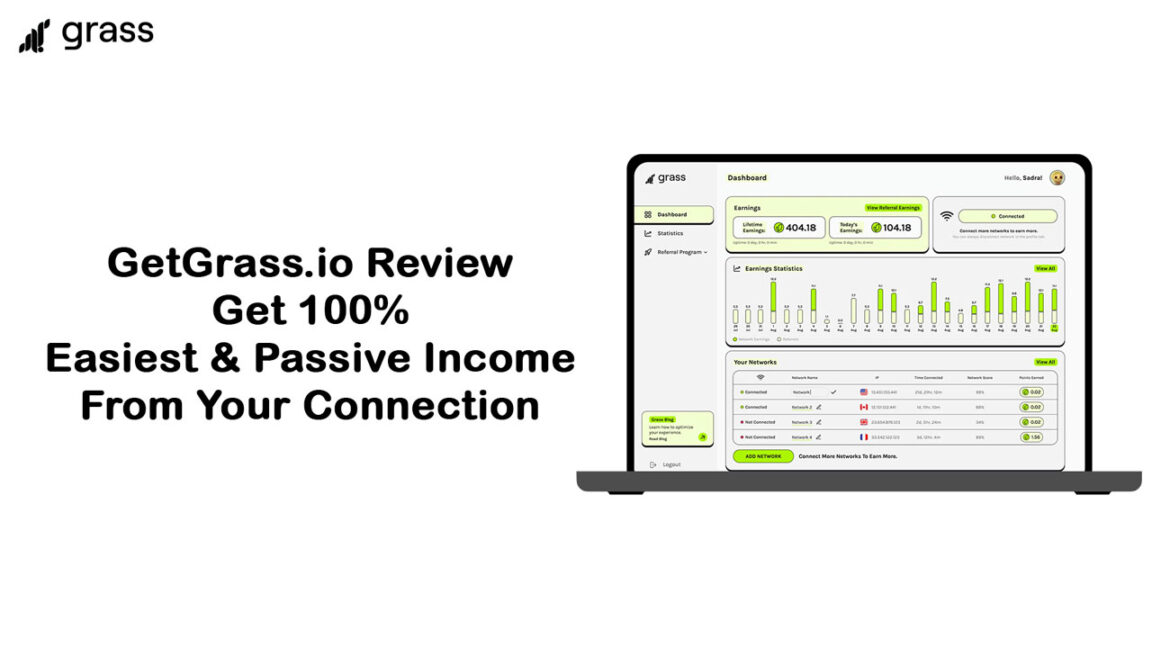 GetGrass.io Review Get 100% Easiest & Passive Income From Your Connection