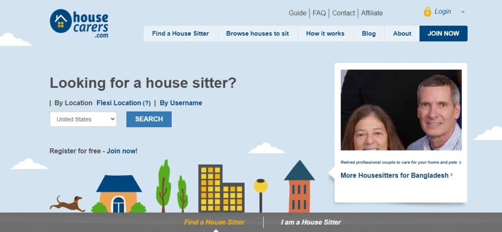 2. House Sitting Platforms is HouseCarers.com