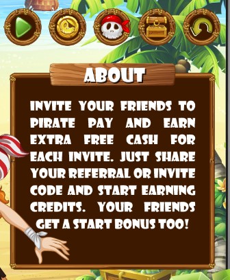 4. Make Money by Referral Program from Pirate Pay.